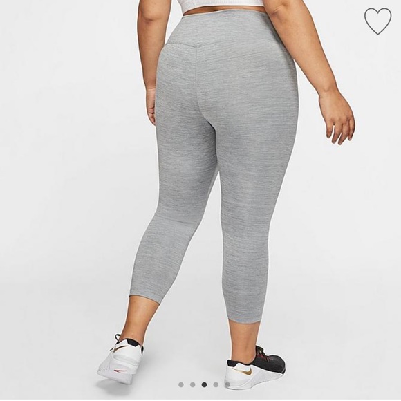 Last one! NWT! Nike Plus size moisture wicking tights 3X grey - Picture 6 of 7